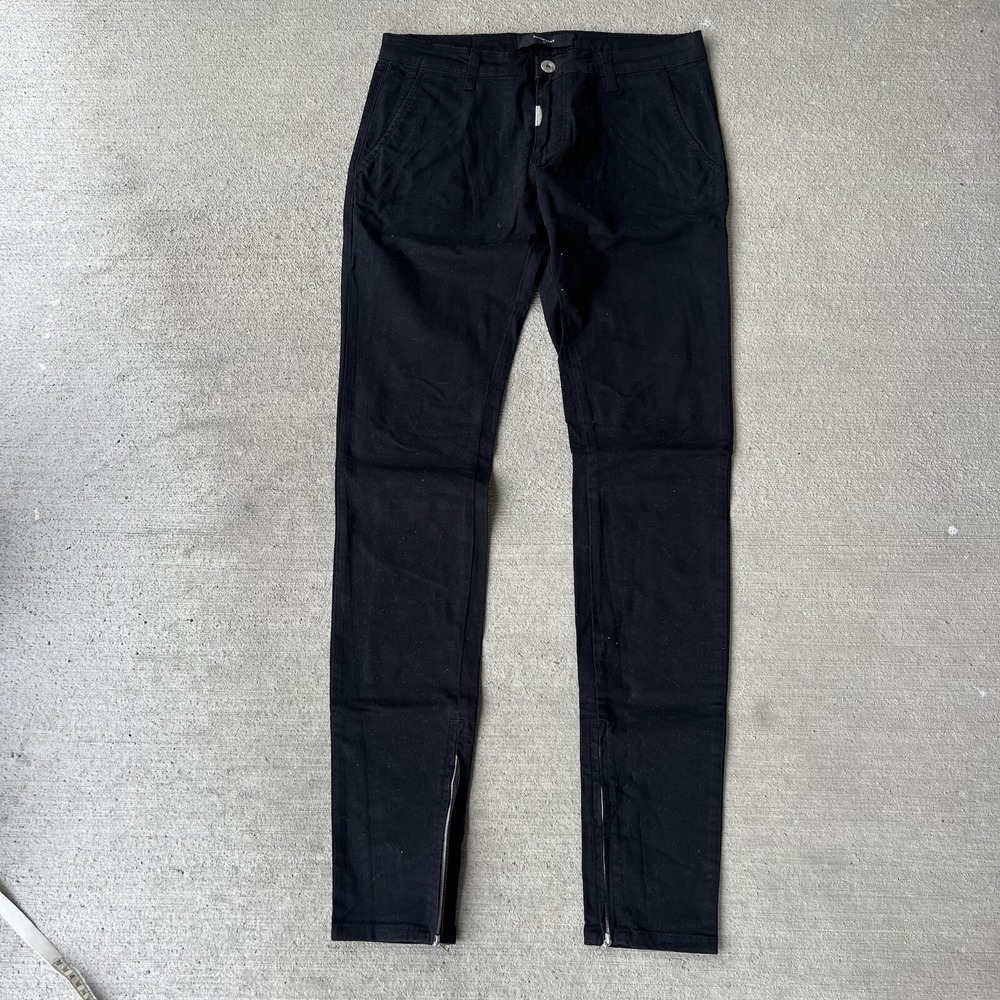 Represent Men's Black Skinny Jeans L-628 Size 32x34